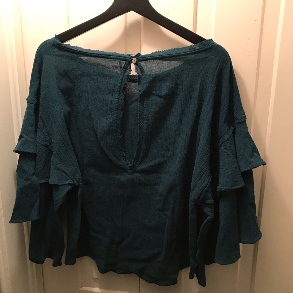 Free People Cool Cat Top, Sz S, French Rivera - Picture 4 of 6